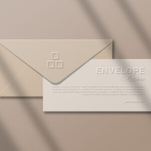 Envelope Mockup Graphics 25690224 1 Phong bì In ấn Đăk Lăk - In nhanh Buôn Ma Thuột