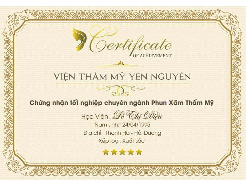 Giấy khen 5 Giấy khen - Hình ảnh 5