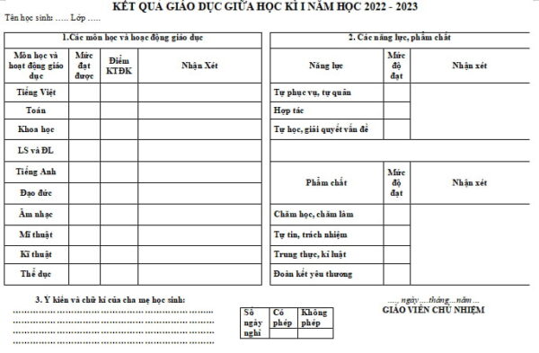 Sổ liên lạc - Hình ảnh 5
