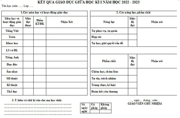 Sổ liên lạc - Hình ảnh 5