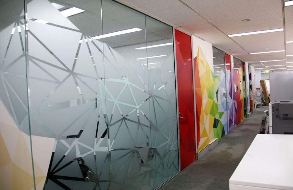 Decal kính mờ 1 Decal kính mờ